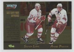Steven Lowe, Andre Payette, Dan Cloutier, Joe Thornton [Gold] #95 Hockey Cards 1995 Classic Prices