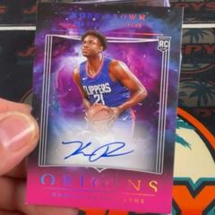 Kobe Brown [Pink] #13 Basketball Cards 2023 Panini Origins Rookie Autograph Prices