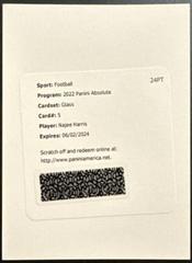 Najee Harris #G-NH Football Cards 2022 Panini Absolute Glass Prices