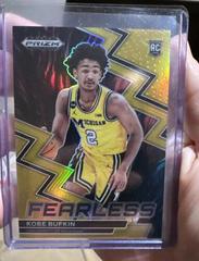 Kobe Bufkin [Gold] #15 Basketball Cards 2023 Panini Prizm Draft Picks Fearless Prices
