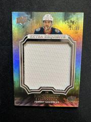 Johnny Gaudreau #ECE-JG Hockey Cards 2023 Upper Deck Black Diamond Extra Exquisite Prices