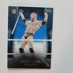 Triple H [Blue] Wrestling Cards 2021 Topps WWE Undisputed Grand Slam Champions Prices