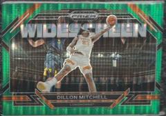 Dillon Mitchell [Green Pulsar] #15 Basketball Cards 2023 Panini Prizm Draft Picks Widescreen Prices