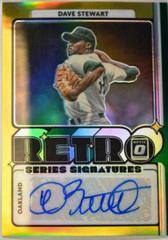 Dave Stewart [Gold] Baseball Cards 2021 Panini Donruss Optic Retro Signature Series Prices