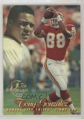 Tony Gonzalez [Row 1] #49 Football Cards 1997 Flair Showcase Prices