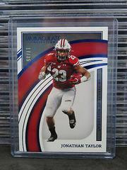 Jonathan Taylor [Blue] Football Cards 2022 Panini Immaculate Collegiate Prices