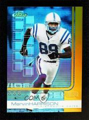 Marvin Harrison [Gold Refractor] #23 Football Cards 2002 Topps Finest Prices