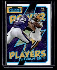 Harrison Smith [Platinum] Football Cards 2022 Panini Contenders Power Players Prices