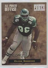 Clyde Simmons #APD1 Football Cards 1993 Pro Set Power All Defense Prices