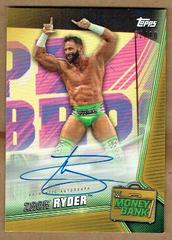 Zack Ryder [Gold] Wrestling Cards 2019 Topps WWE Money in the Bank Autographs Prices