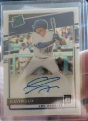 Gavin Lux Baseball Cards 2020 Panini Donruss Optic Rated Rookies Signatures Prices