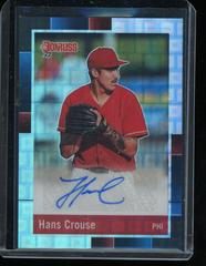 Hans Crouse [Pandora] #R88S-HC Baseball Cards 2022 Panini Donruss Optic Retro 1988 Signatures Prices