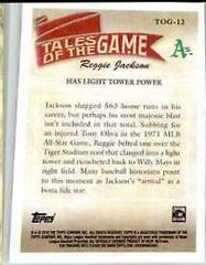 Reggie Jackson Baseball Cards 2010 Topps Tales of the Game Prices