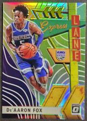 De'Aaron Fox [Lime Green] #19 Basketball Cards 2019 Panini Donruss Optic Express Lane Prices