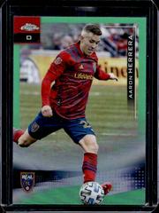 Aaron Herrera [Neon Green Refractor] #13 Soccer Cards 2021 Topps Chrome MLS Prices