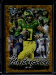 Bo Nix [Gold] #BM-12 Football Cards 2023 Bowman's Best University Masterpieces Prices