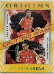 Rhyne Howard, Allisha Gray [Gold] #2 Basketball Cards 2023 Panini Origins WNBA Splitting Image Prices