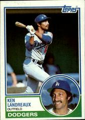 Ken Landreaux Baseball Cards 1983 Topps Prices
