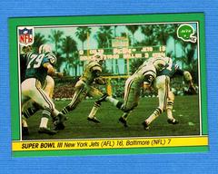 Super Bowl III Football Cards 1984 Fleer Team Action Prices