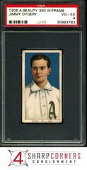 Jimmy Dygert Baseball Cards 1909 T206 American Beauty 350 with Frame Prices
