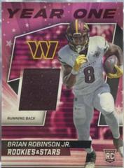 Brian Robinson Jr. Football Cards 2022 Panini Rookies & Stars Year One Prices