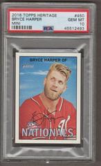 Bryce Harper [Mini] #450 Baseball Cards 2016 Topps Heritage Prices