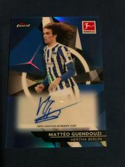 Matteo Guendouzi [Blue Refractor] Soccer Cards 2020 Topps Finest Bundesliga Autographs Prices