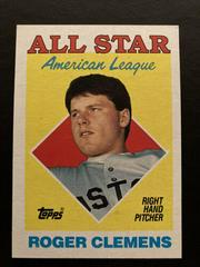 Roger Clemens #394 Baseball Cards 1988 Topps Prices