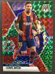 Lionel Messi [Choice Red & Green Mosaic] Soccer Cards 2020 Panini Mosaic La Liga Prices