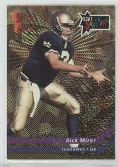 Rick Mirer [Gold] #WSS-72 Football Cards 1993 Wild Card Stat Smashers Prices