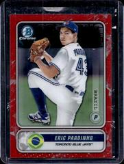 Eric Pardinho [Red Refractor] Baseball Cards 2020 Bowman Chrome Spanning the Globe Prices