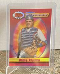 Mike Piazza [Red Refractor] #206 Baseball Cards 2021 Topps Finest Flashbacks Prices