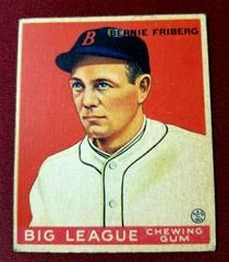 Bernie Friberg Baseball Cards 1934 World Wide Gum Prices
