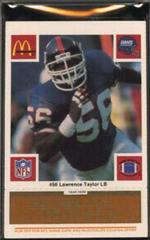 Lawrence Taylor [Orange] #56 Football Cards 1986 McDonald's Giants Prices