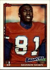 Shannon Sharpe Football Cards 1991 Topps Prices