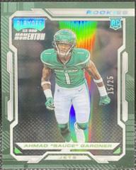 Ahmad 'Sauce' Gardner [Silver] #PMR-24 Football Cards 2022 Panini Chronicles Playoff Momentum Rookies Prices