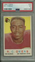 R.C. Owens #33 Football Cards 1959 Topps Prices