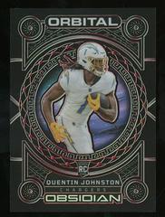 Quentin Johnston [Red Electric Etch] #14 Football Cards 2023 Panini Obsidian Orbital Prices