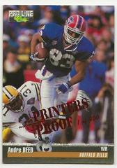Andre Reed #11 Football Cards 1995 Pro Line Prices