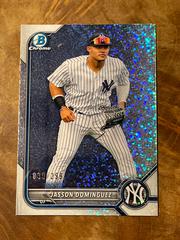 Jasson Dominguez [Speckle Refractor] Baseball Cards 2022 Bowman Chrome Prospects Prices