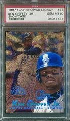 Ken Griffey Jr. [Row 0] #24 Baseball Cards 1997 Flair Showcase Legacy Collection Prices