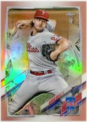 Aaron Nola [Rose Gold Refractor] #46 Baseball Cards 2021 Topps Chrome Ben Baller Prices