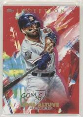 Jose Altuve [Red] #3 Baseball Cards 2020 Topps Inception Prices