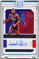 Isiah Thomas [Blue] #75-ITH Basketball Cards 2021 Panini One and One 75th Team Signatures Prices