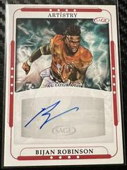 Bijan Robinson [Red] #ART-BR Football Cards 2023 Sage Artistry Autographs Prices