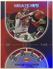 Hakeem Olajuwon Basketball Cards 2021 Panini Hoops Legends of the Ball Prices