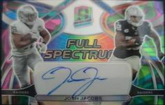 Josh Jacobs [Marble] Football Cards 2022 Panini Spectra Full Spectrum Autographs Prices