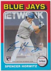 Spencer Horwitz #ROA-SH Baseball Cards 2024 Topps Heritage Real One Autograph Prices