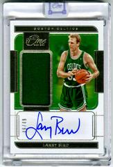 Larry Bird #JA-LBD Basketball Cards 2021 Panini One and One Jersey Autographs Prices