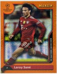 Leroy Sane [Orange Mojo] #69 Soccer Cards 2021 Topps Merlin Chrome UEFA Prices